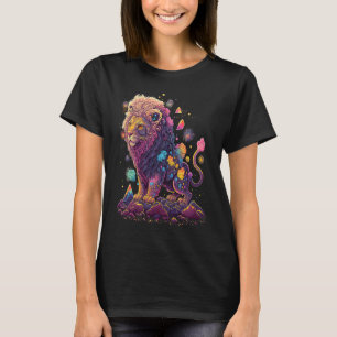 Esoteric Lion Crystals Cute Illustration 1 T-Shirt