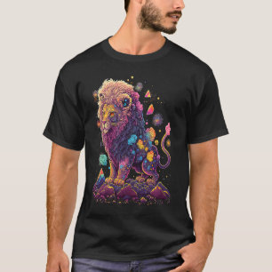 Esoteric Lion Crystals Cute Illustration 1 T-Shirt