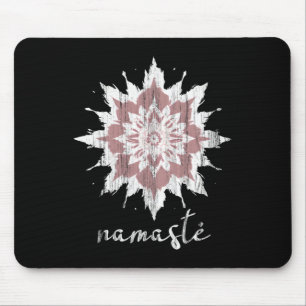 Esoteric Meditation Lotus Flower Namaste Yoga Mouse Pad