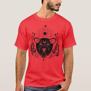 Esoteric Mystic Witch Occult Goth Lion Dark Academ T-Shirt