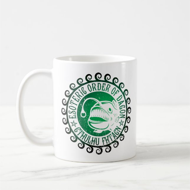 Esoteric Order of Dagon Innsmouth Lovecraft Coffee Mug (Left)