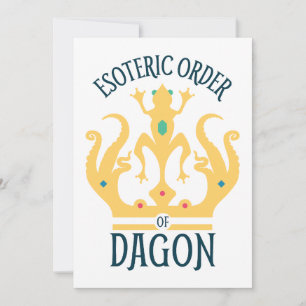 Esoteric Order of Dagon Innsmouth Lovecraft Invitation