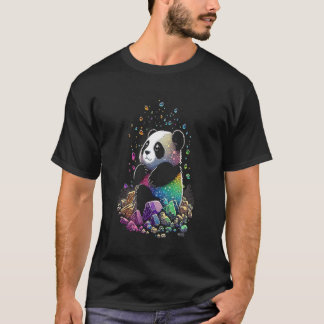 Esoteric Panda Crystals Cute Illustration  2 T-Shirt
