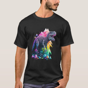 Esoteric Rex Trex Crystals Cute Illustration  8 T-Shirt