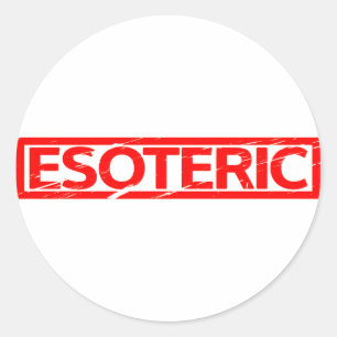 Esoteric Stamp Classic Round Sticker