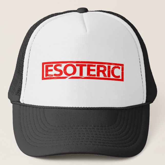 Esoteric Stamp Trucker Hat (Front)