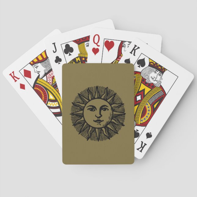 Esoteric Sun Playing Cards (Back)