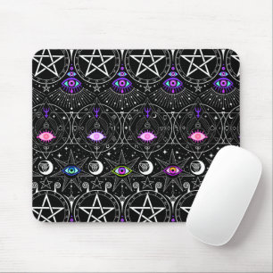 Esoteric symbols mouse pad