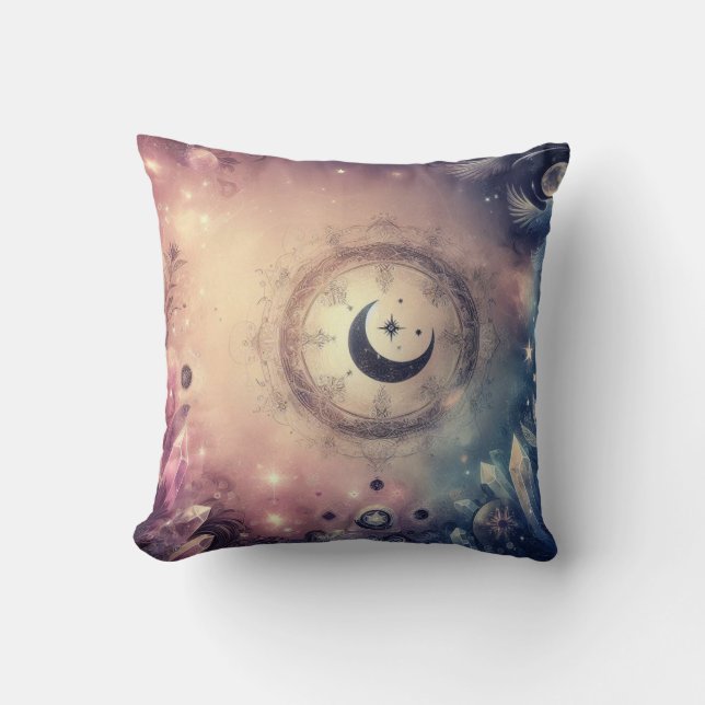 Esoteric Throw Pillow (Front)