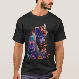 Esoteric Tiger Crystals Cute Illustration 3 T-Shirt
