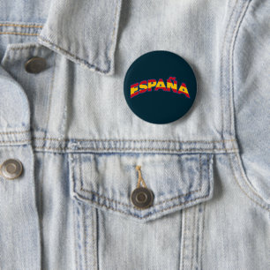 España 1 6 cm round badge