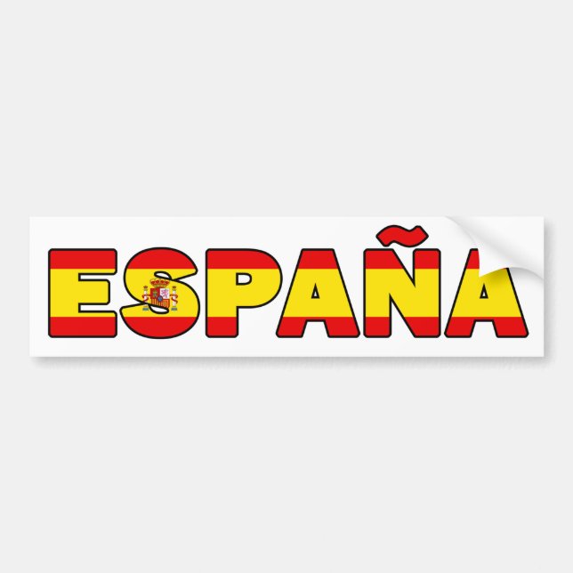 España bumper sticker (Front)