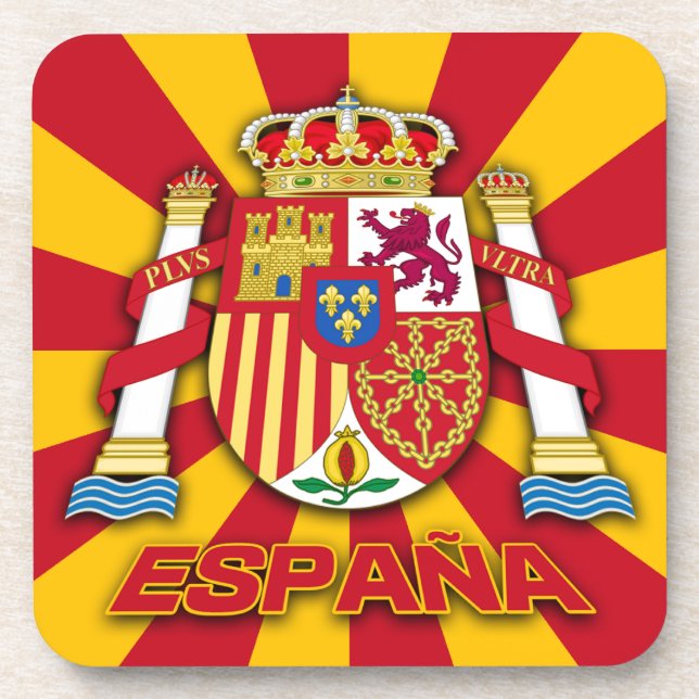Espana Coat of Arms Coaster (Front)