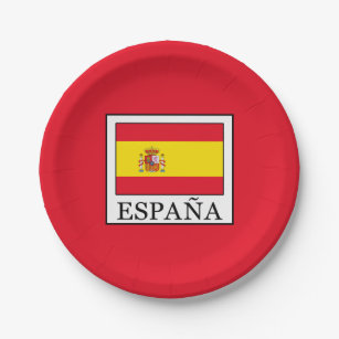 España Paper Plate