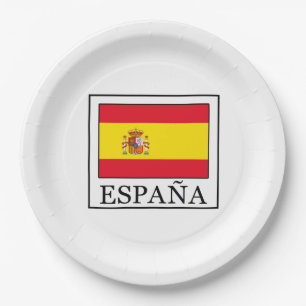 España Paper Plate
