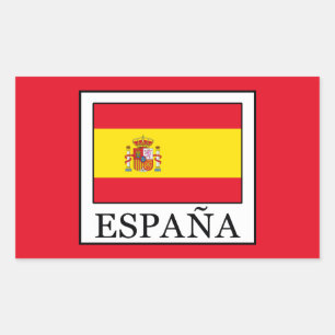 España Rectangular Sticker