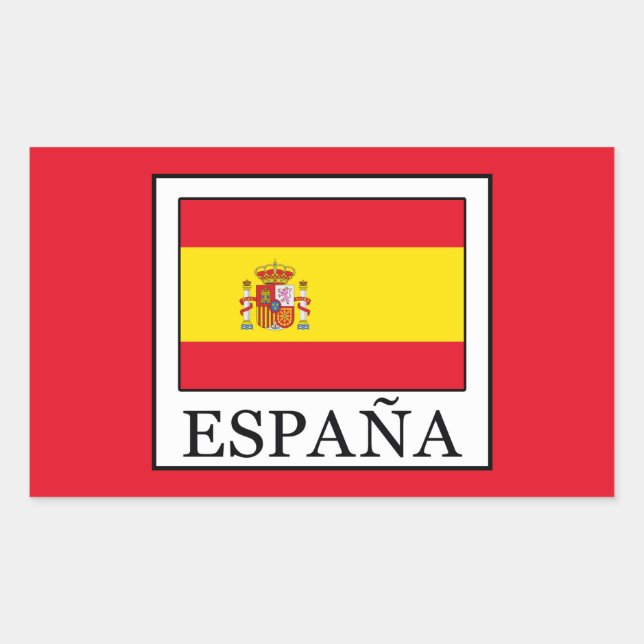 España Rectangular Sticker (Front)