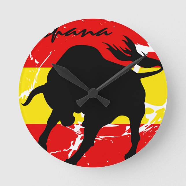 Espana Round Clock (Front)