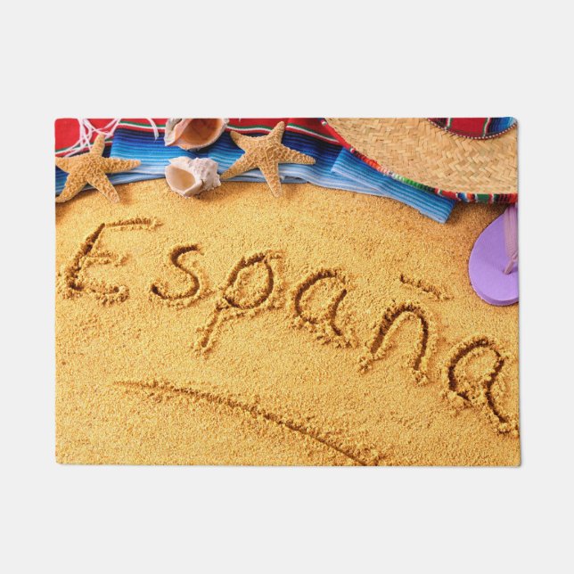 España Spain Beach doormat (Front)