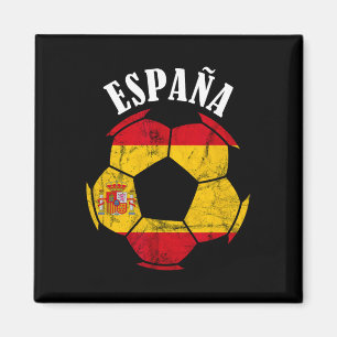 Espana Spain Flag Spain Soccer Player Spanish Prid Magnet