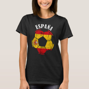 Espana Spain Flag Spain Soccer Player Spanish Prid T-Shirt
