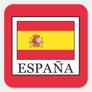 España Square Sticker