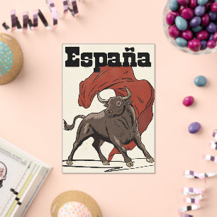 España Travel poster Acrylic Invitations