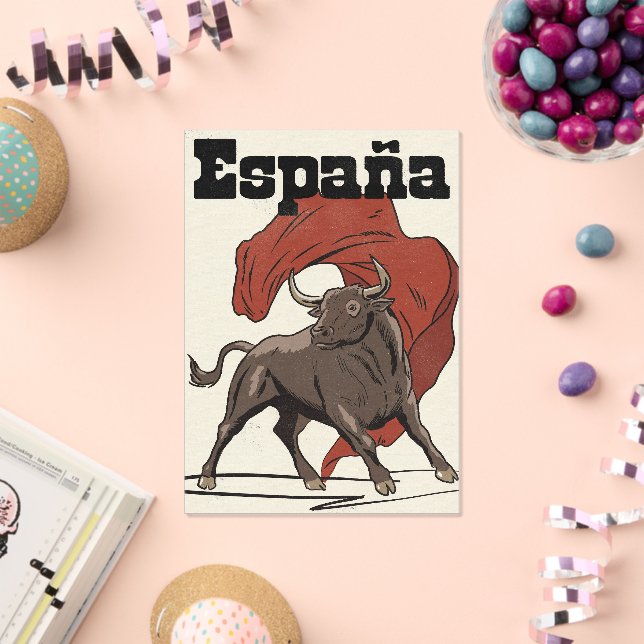 España Travel poster Acrylic Invitations (Insitu (Celebration))