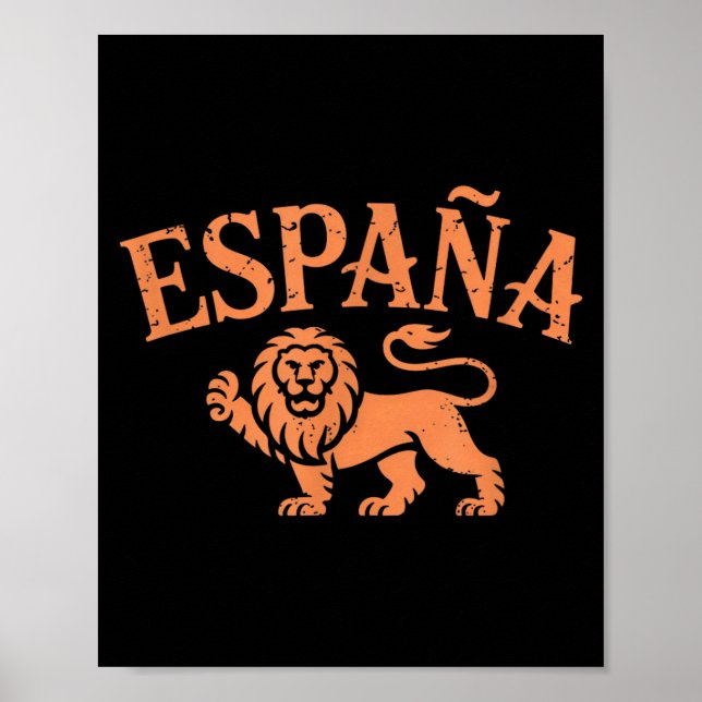 Espana Vintage Eagle Spain Heritage Pride  Poster (Front)