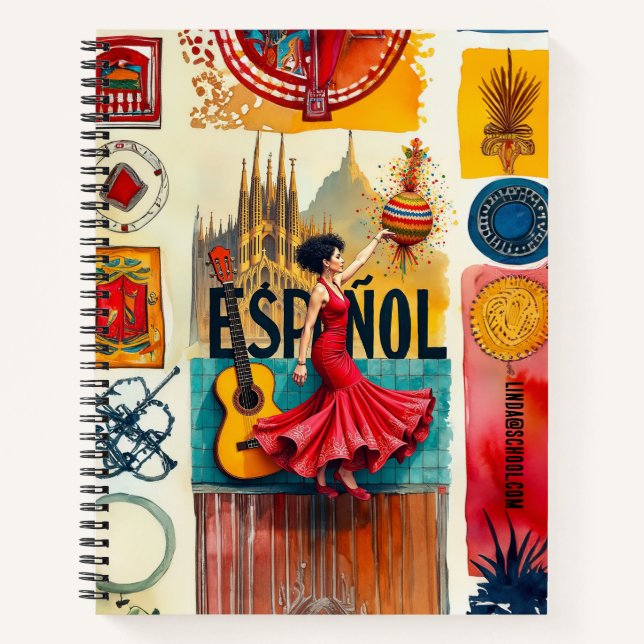 Español Cultural Fiesta Notebook (Front)