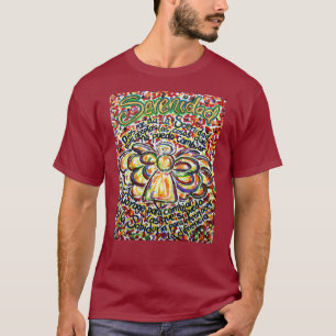 Español Serenity Prayer Angel Art T-Shirt Clothing
