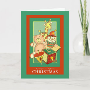 Especially for You Nephew at Christmas Holiday Card