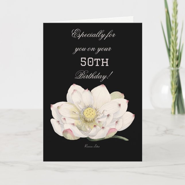Especially For You On Your 50th Birthday Card (Front)