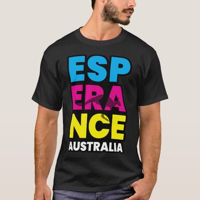 Esperance Australia West Australian Town Colourful T-Shirt (Front)