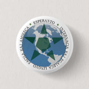 Esperanto 3 Cm Round Badge