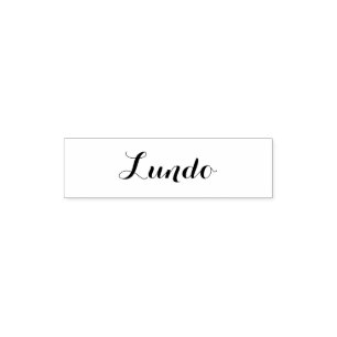 Esperanto: Day of the Week: Lundo (Monday) Self-inking Stamp