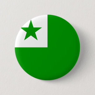 Esperanto Flag 6 Cm Round Badge