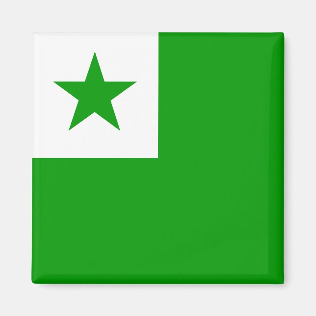 Esperanto Flag Magnet (Front)