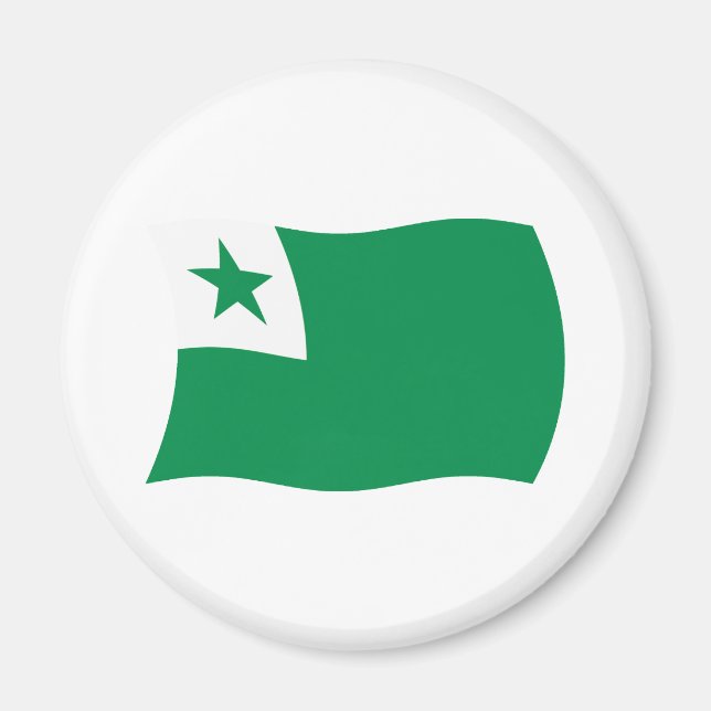 Esperanto Flag Magnet (Front)