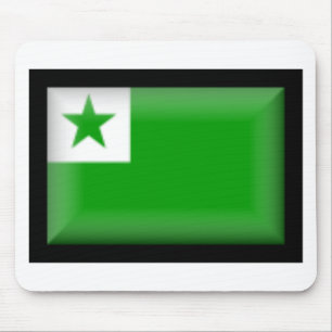 Esperanto Flag Mouse Pad