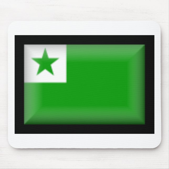 Esperanto Flag Mouse Pad (Front)