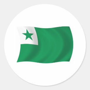 Esperanto Flag Sticker