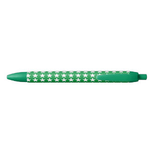 Esperanto: Green Star Black Ink Pen