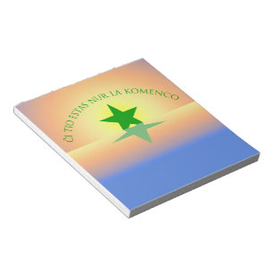 Esperanto: Just the Beginning Notepad