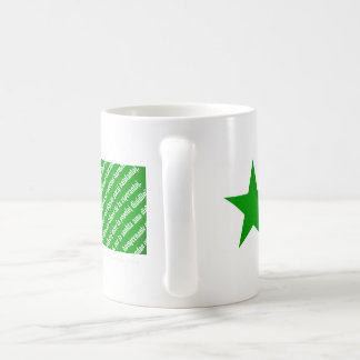 Esperanto "La Espero" flag mug. Coffee Mug