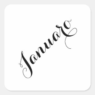 Esperanto Month Stickers - Januaro (January)
