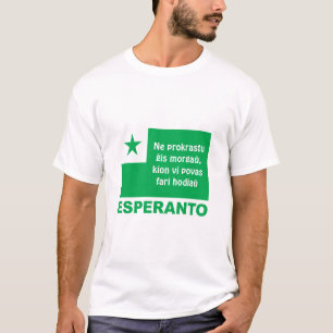 Esperanto / "Ne prokrastu ĝis morgaŭ...", T-Shirt