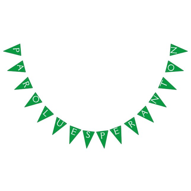 Esperanto: Parolu Esperanton Bunting (All)