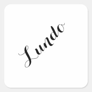 Esperanto Weekdays Stickers - Lundo (Monday)