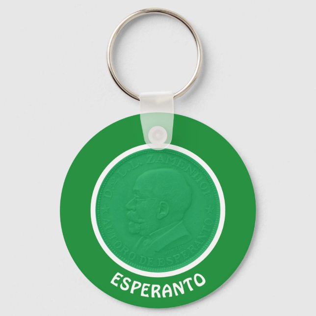 Esperanto / Zamenhof, Key Ring (Front)